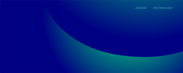 3D blue and green geometric fluid abstract background. Minimalist modern graphic design element cutout style concept for banner, card, or brochure cover