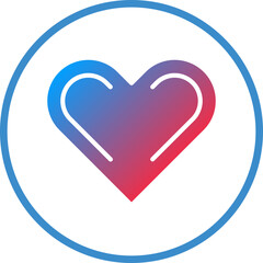Vector Design Heart Icon Style