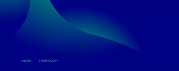 3D blue and green geometric fluid abstract background. Minimalist modern graphic design element cutout style concept for banner, card, or brochure cover