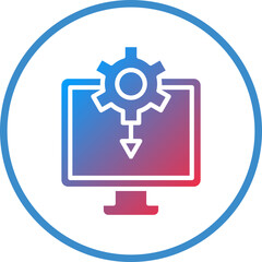 Vector Design Drivers Installation Icon Style