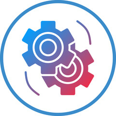 Vector Design Cog Icon Style