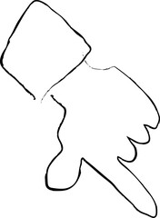 Fototapeta premium Pointed Finger