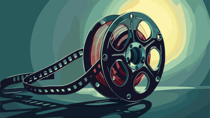 Camera film Roll vector Vector style vector design illustration