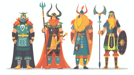 Norse gods and goddesses Four. Germanic pagan deities