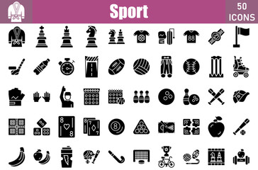 Sport Icons Set. Editable Stroke. Pixel Perfect