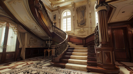 Beautiful house staircase design