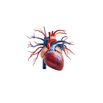 Image of heart with great vessels