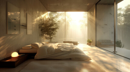 minimalist style bedroom