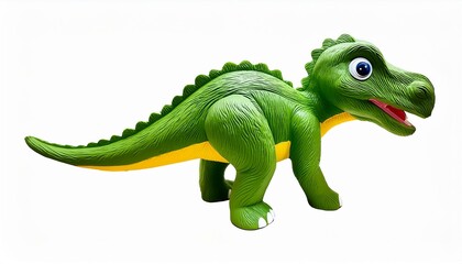 playful cartoon baby dinosaur animal toy. isolated with white background