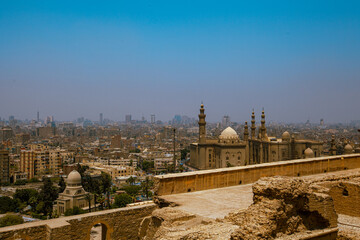 Naklejka premium View over Cairo in Egypt