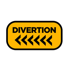 Diversion road symbol