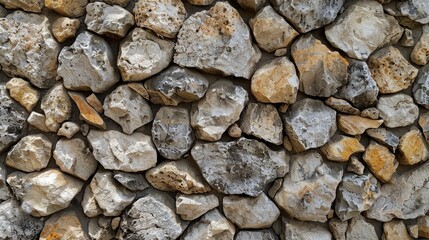 Naklejka premium Gravel wall as a background for design purposes
