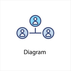 Diagram Vector icon 