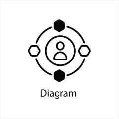 Diagram Vector icon 
