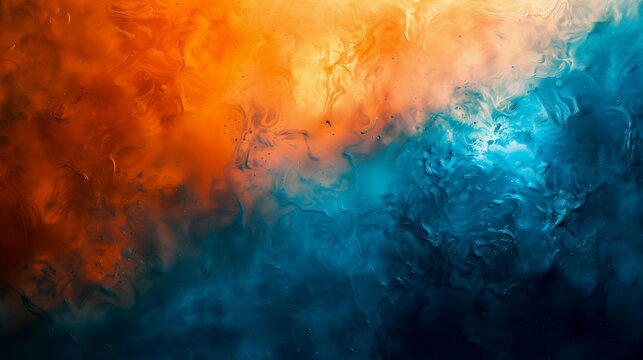 Rich gradient texture in orange and blue swirls