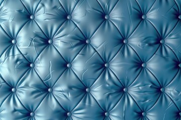 Fototapeta premium Detailed close up of blue leather texture, perfect for backgrounds or design projects