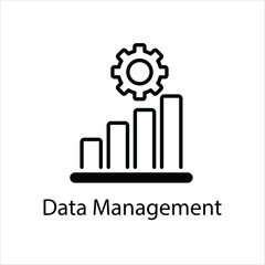 Data Management Vector icon