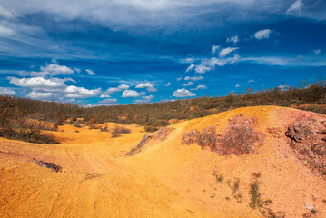 Gant, abandoned bauxite mine in Hungary