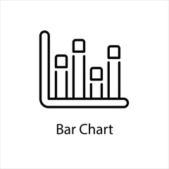 Bar Chart Vector icon