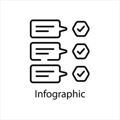 Infographic Vector icon