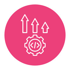 Improvement vector icon. Can be used for No Code iconset.