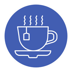Obraz premium Tea vector icon. Can be used for Comfort iconset.