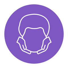 Massage vector icon. Can be used for Comfort iconset.