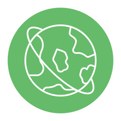 Globe vector icon. Can be used for Travel Agency iconset.