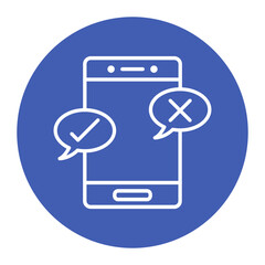 Phone Survey vector icon. Can be used for Customer Feedback iconset.