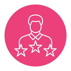 Satisfaction vector icon. Can be used for Customer Feedback iconset.