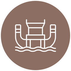 Cobra vector icon. Can be used for Egypt iconset.