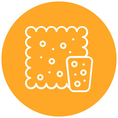 Cork vector icon. Can be used for Fabric Features iconset.