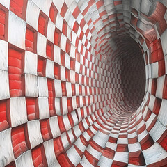 Psychedelic Line optical illusion Patterns. the abstract designs play with depth and perspective, creating a mind-bending visual effect that tricks perception and captivates the viewer. 