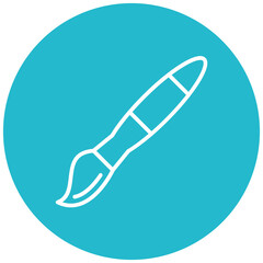 Brush vector icon. Can be used for Fabric Features iconset.