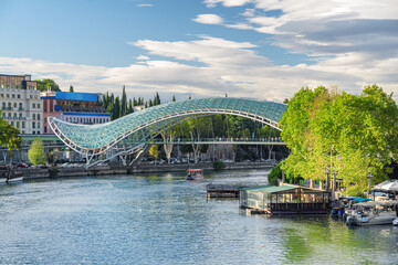 The Bridge of Peace over the Kura (Mtkvari) River, Tbilisi