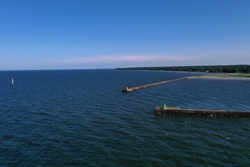 Bay entrance at the Baltic Sea!