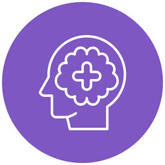 Health Psychology vector icon. Can be used for Psychology iconset.