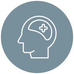 Clinical Psychology vector icon. Can be used for Psychology iconset.