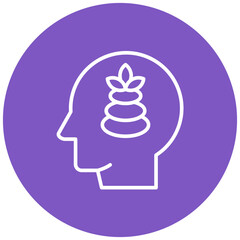 Relax Time vector icon. Can be used for Psychology iconset.