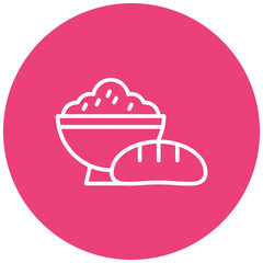 Carbohydrates vector icon. Can be used for Nutrition iconset.