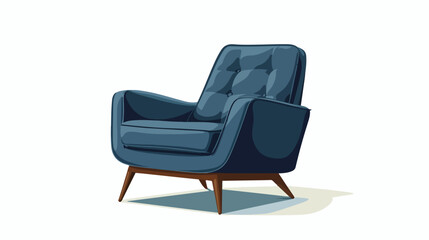Trendy armchair design in retro mid-century 60s style