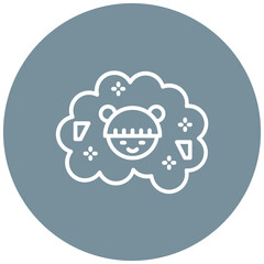 Sticker vector icon. Can be used for Printing iconset.