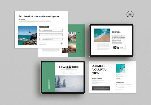 Travel Landscape Brochure Template