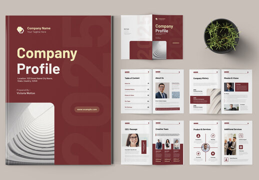 Company Profile Brochure Layout