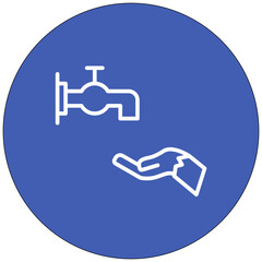 Water Scarcity vector icon. Can be used for Homeless iconset.