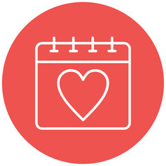 Date Night vector icon. Can be used for Child Adoption iconset.