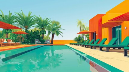 A desert oasis that moves location every day, hiding a secret paradise from the unworthy