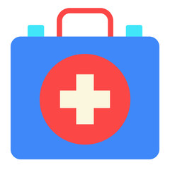Emergency Kit flat icon