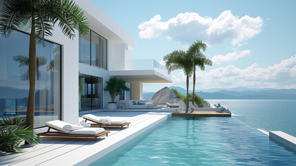 Fototapeta premium resort hotel