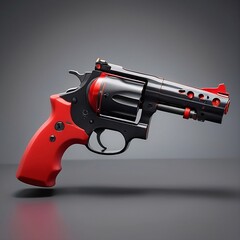 Gun Isolated 3D Image